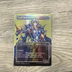 Magic: Final Fantasy MTG Cecil Dark Knight Redeemed Paladin Rare Foil 0380 - Image 2