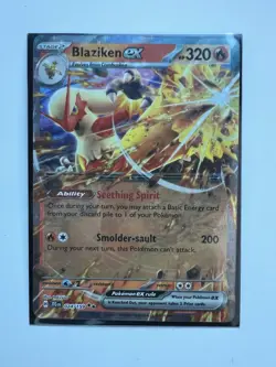 Pokemon Blaziken ex EX Holo Double Rare 320 HP Sv09 Journey Together 024/159 - Image 1