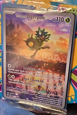 Pokemon Sealed Teal Mask Ogerpon 123 Promo Holo Scarlet & Violet - Image 1