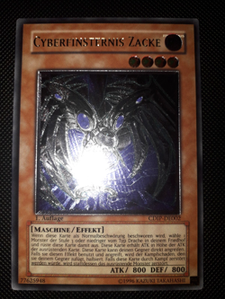 Yu-Gi-Oh! Cyberfinsternis Zacke, CDIP-DE002, Ultimate Rare, 1. Auflage, Good - Image 2
