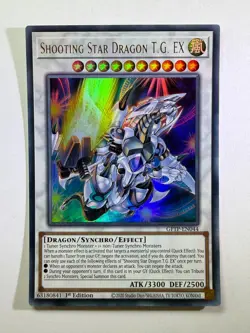 Shooting Star Dragon T.G. EX GFTP-EN044 Ultra Rare 1st Edition YuGiOh Card NM - Image 1