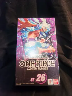 One Piece TCG: Purple Black Monkey D. Luffy Starter Deck ST 26 English new seal - Image 1