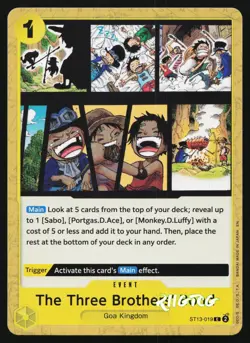 The Three Brothers' Bond ST13-019 Premium Booster -The Best- Vol. 2 One Piece NM - Image 1