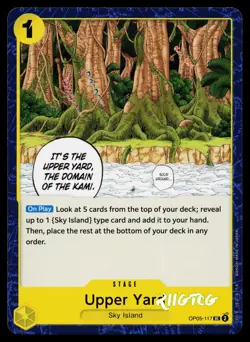 Upper Yard OP05-117 Awakening of the New Era One Piece NM - Image 1