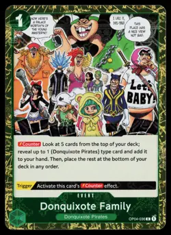 Donquixote Family OP04-036 Common Kingdoms of Intrigue One Piece Near Mint - Image 1