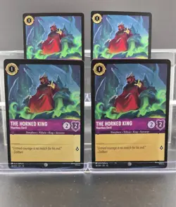 Disney Lorcana The Horned King - Heartless Devil 38/204 Whispers Well C 4 Cards - Image 1