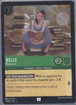 Cold Foil Belle - Bookworm 71/204 Uncommon Disney Lorcana - Image 1