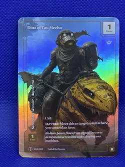 Wonders of The First Formless Foil Dina of Tau Mecha Rare Call Of The Stones - Image 1