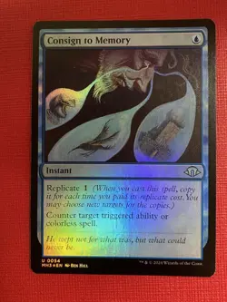 MTG Consign to Memory Modern Horizon 3 Foil English NM - Image 1