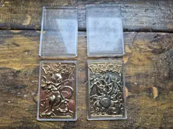 Pokemon 23K Gold Plated Cards 1999 BK set of 2, Charizard & Mewtwo - Image 2