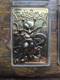 Pokemon 23K Gold Plated Cards 1999 BK set of 2, Charizard & Mewtwo - Image 5