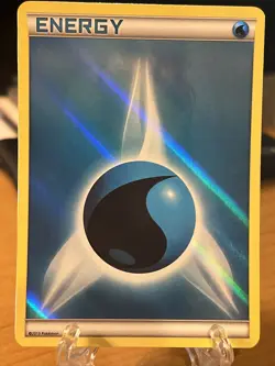 Pokemon 2013 Water Energy Card XY Reverse Holo - Image 1