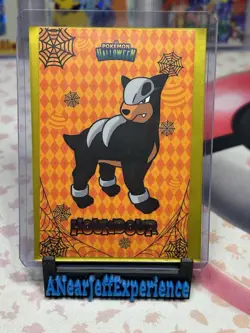Pokemon 2024 Card Database Halloween Set Houndour Cracked Holo Peru US Seller - Image 1