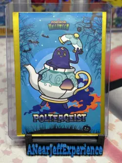 Pokemon 2024 Card Database Halloween Set Polteageist Cracked Holo Peru US Seller - Image 1