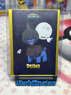 Pokemon 2024 Card Database Halloween Set Deino Cracked Ice Holo Peru US Seller - Image 1