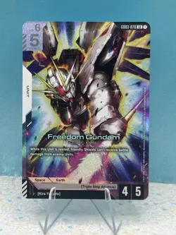 Gundam Card Game Steel Requiem Freedom Gundam GD03-070 LR - Image 1