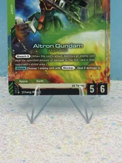 Gundam Card Game Steel Requiem Altron Gundam GD03-018 LR - Image 3