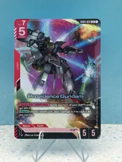 Gundam Card Game Steel Requiem Providence Gundam GD03-033 LR - Image 1