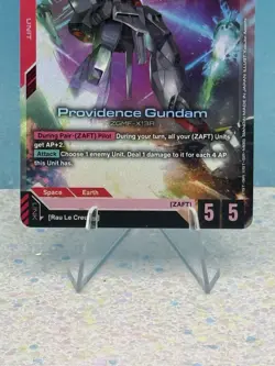 Gundam Card Game Steel Requiem Providence Gundam GD03-033 LR - Image 3