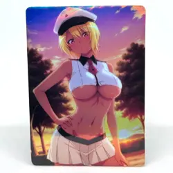 Hybrid x Heart Gravel Goddess Anime Waifu ACG Foil Card - Image 1