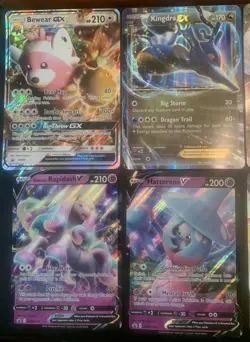JUMBO Pokemon Lot - Kingdra, Scizor, Morepko V, Kangaskhan- 8 Oversized Cards - Image 3