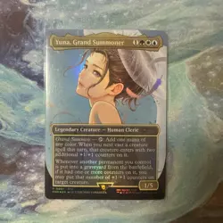 Yuna, Grand Summoner Promo #0001 Holiday Commander Box League MTG Final Fantasy - Image 1