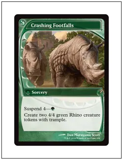 Crashing Footfalls, Future Sight Mystery Booster 2, Magic MTG NM - Image 1