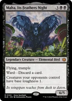 Maha, Its Feather Night - Near Mint MTG Promo Pack: Bloomburrow - Image 1