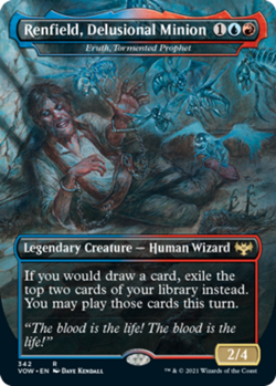 x1 Renfield, Delusional Minion - Eruth, Tormented Prophet - Foil R MTG Innistrad - Image 1