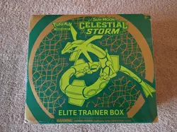 Amazing Pokemon Celestial Storm Elite Trainer Box With Acrylic Case - Image 2