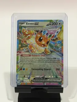 Pokemon TCG Eevee ex 075/131 SV Prismatic Evolutions Double Rare - Image 1