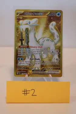 Chien-Pao ex 274/193 Paldea Evolved Gold Art Rare Pokemon TCG NM - Image 1