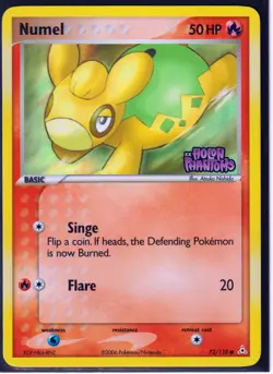 VINTAGE 2006 POKEMON EX HOLON PHANTOMS -NUMEL 72/110-REVERSE HOLO-STAMPED NM/LP - Image 1