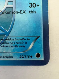 Pokemon TCG BW Plasma Freeze Vaporeon 20/116 Regular HP110-2013 - Image 3