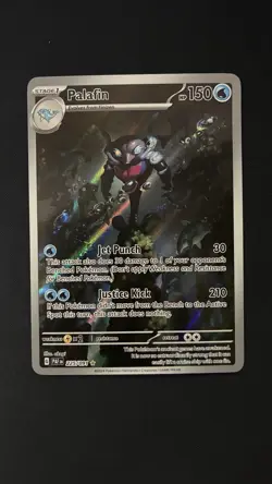 Pokemon TCG Palafin 225/091 SV: Paldean Fates Holo Nm- - Image 1