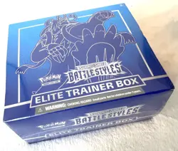 Pokemon TCG Battle Styles - Elite Trainer Box Rapid Strike Urshifu Art (Blue) - Image 1
