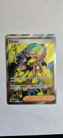 Pokemon TCG Canari 257/217 Ascended Heroes Full Art Ultra Rare Holo Trainer - Image 1