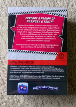 Pokemon TCG Scarlett & Violet White Flare Booster Bundle Factory Sealed - Image 2