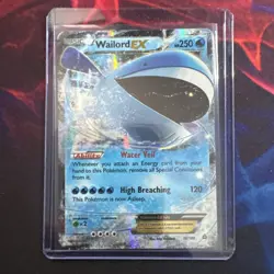 🚀Pokemon TCG Wailord-EX Primal Clash 38/160 Holo Holo Rare ex MINT - Image 1