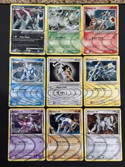 Arceus Lv.100 AR1-AR9 Holos Complete Set Pokemon Tcg NM/LP - Image 1
