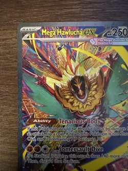 Mega Hawlucha ex - 283/217 Ascended Heroes - Special Illustration Rare NM - Image 2