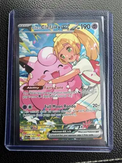 Pokemon Lillie's Clefairy EX SIR 280/217 Ascended Heroes - Image 1