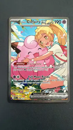Pokemon Lillie's Clefairy EX SIR 280/217 Ascended Heroes - Image 3