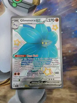 Pokemon Paldean Fates Glimmora Ex 218 NM - Image 1