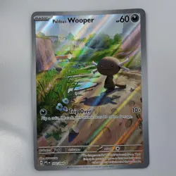 Pokemon TCG Paldean Wooper 102/094 Me02 Illus Rare Holo Eng - Image 1
