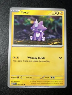 Toxel - 069/182 - Common - Paradox Rift - NM Pokemon TCG - Yuka Morii - Image 1