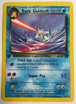 1st Edition DARK GOLDUCK 37/82 team rocket near mint never played Pokemon tcg - Image 1