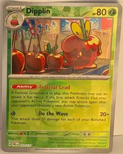 Pokemon TCG Dipplin 10/131 Prismatic Evolutions Poke Ball Reverse Holo NM - Image 1