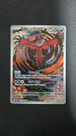 Pokemon Yveltal 205/182 SV04: Paradox Rift Illustration Rare Holo Basic HP130 - Image 1