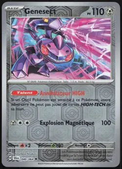 Pokemon Card Genesect 040/064 Reverse Fable French Nebula - Image 1